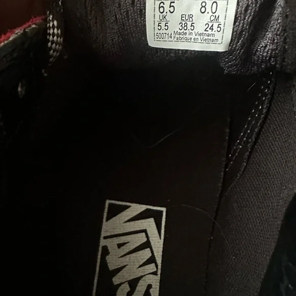 Vans old school  new with out the box women’s size 8 men’s 6.5 - Picture 8 of 9